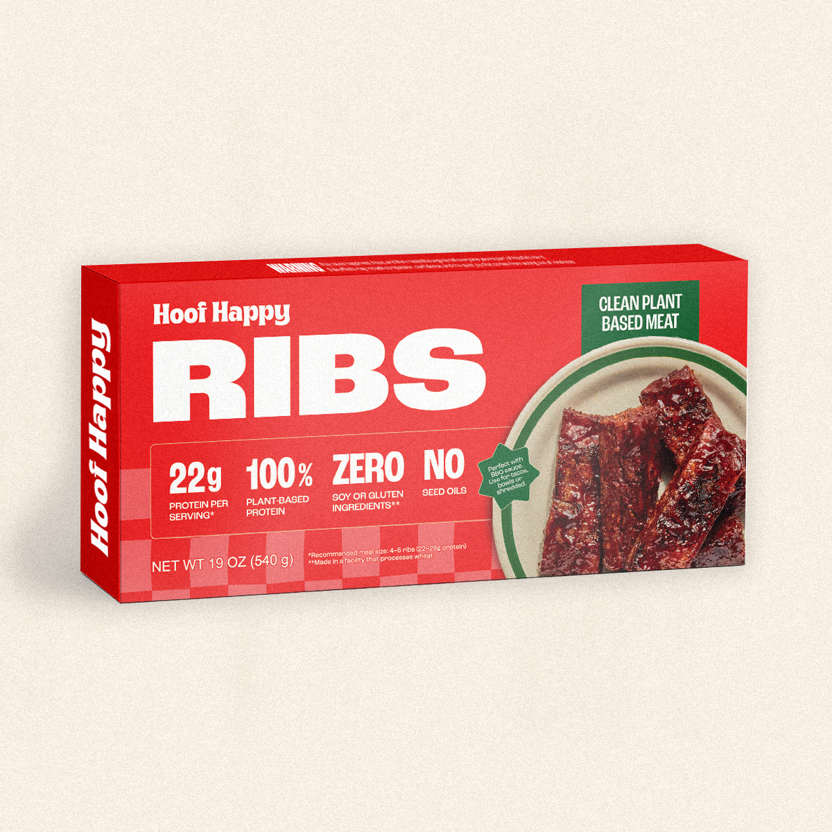 Hoof Happy Vegan Ribs